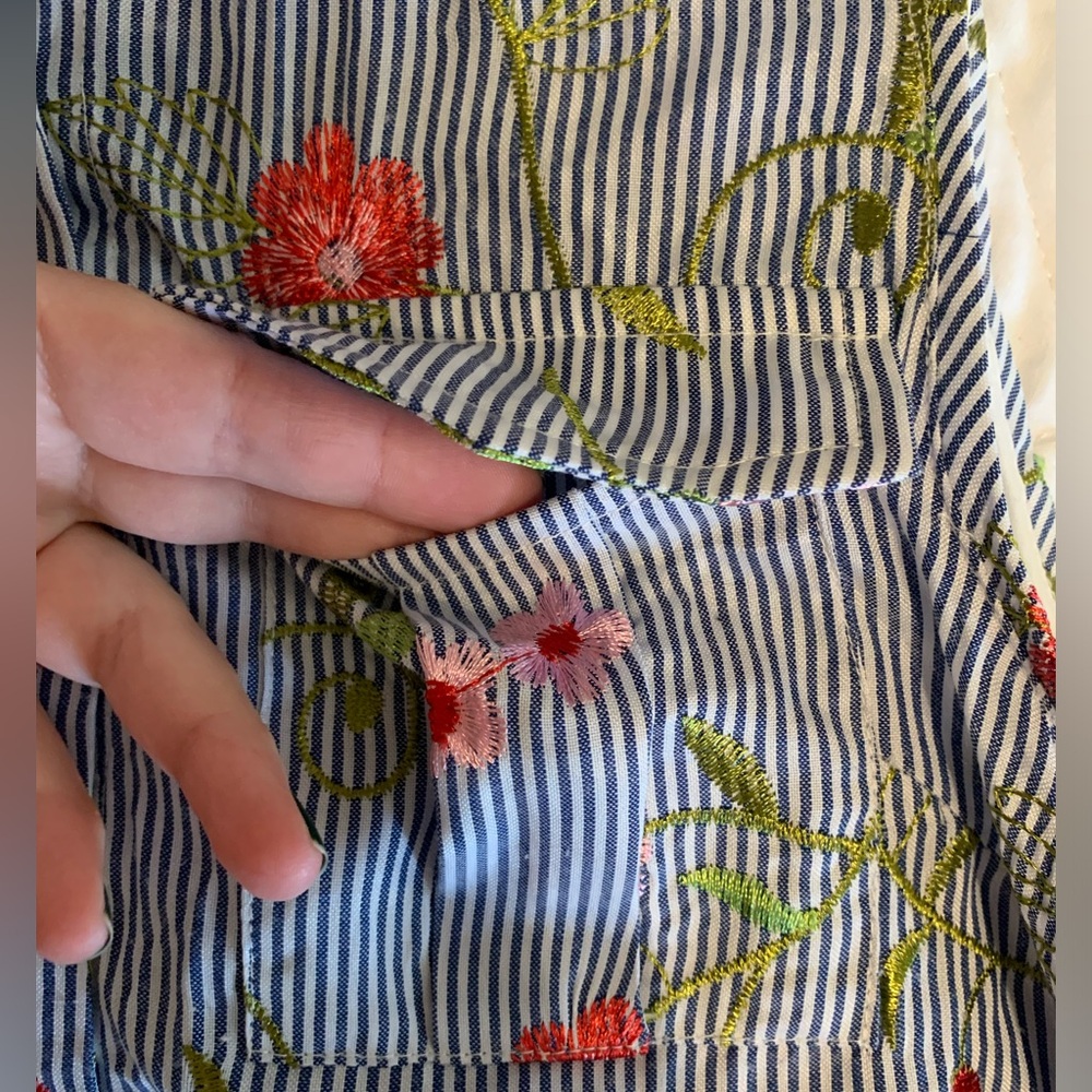 BCBGeneration Embroidered Shirt Dress - Picture 11 of 15